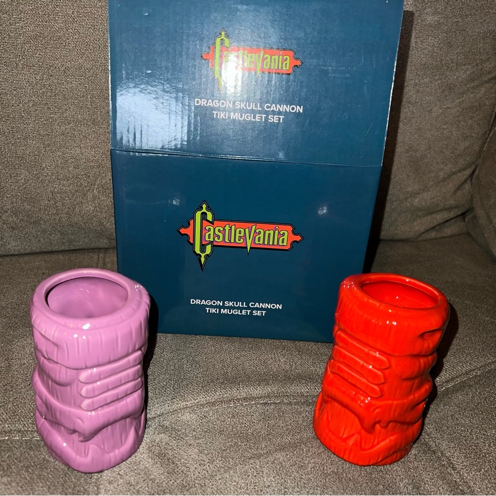NWT Loot crate Castlevania Dragon skull cannon tiki muglet set